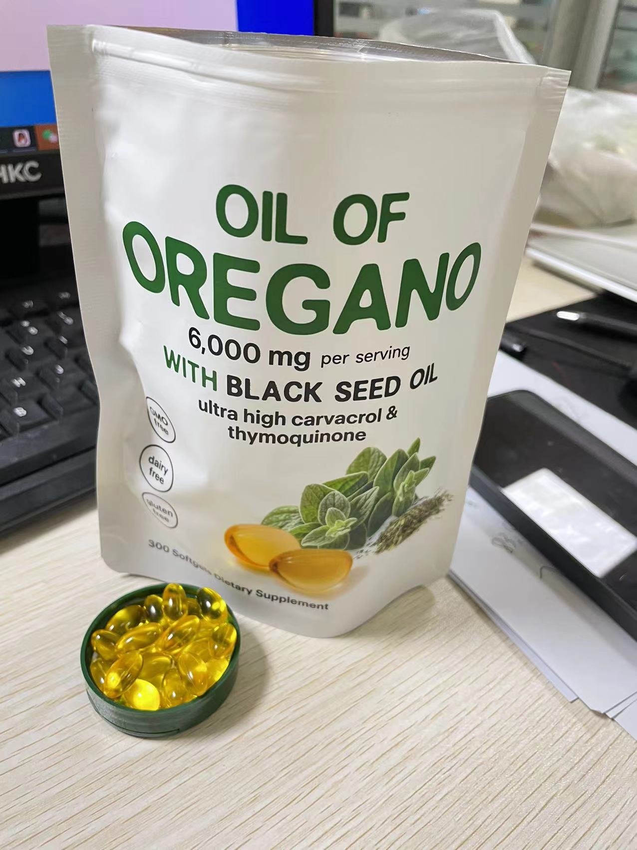 微信图片_20240802174108 Factory Wholesale Antioxidant & Immune Support Plant Extract Supplement 6000 mg Oregano Oil with Black Seed Oil - 图片 6
